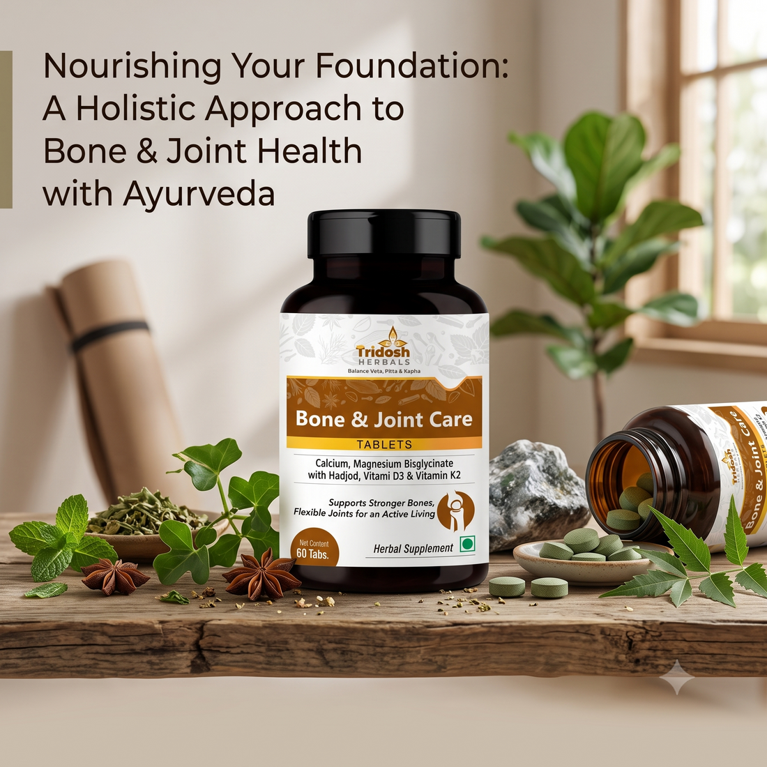 Say Goodbye to Joint Pain Naturally — Tridosh Herbals Joint Care Capsules
