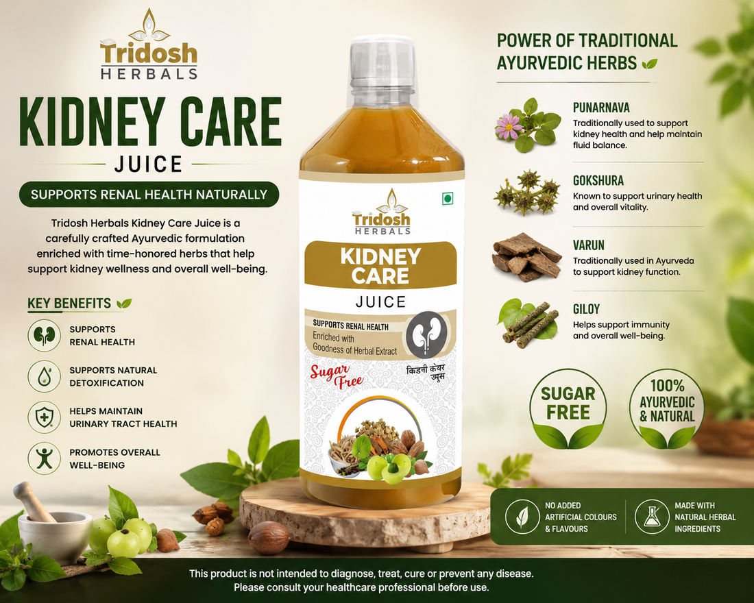 Tridosh Herbals Kidney Care | Ayurvedic Support for Everyday Wellness