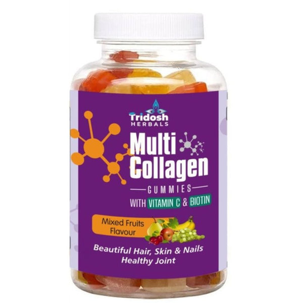 Tridosh Herbals Multi Collagen Gummies – Skin, Hair & Joint Repair