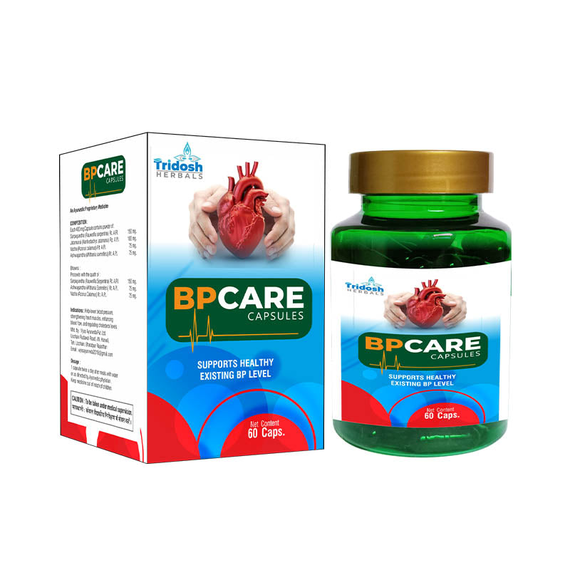 BP Care Capsules – Natural Support for Healthy Blood Pressure & Heart Wellness