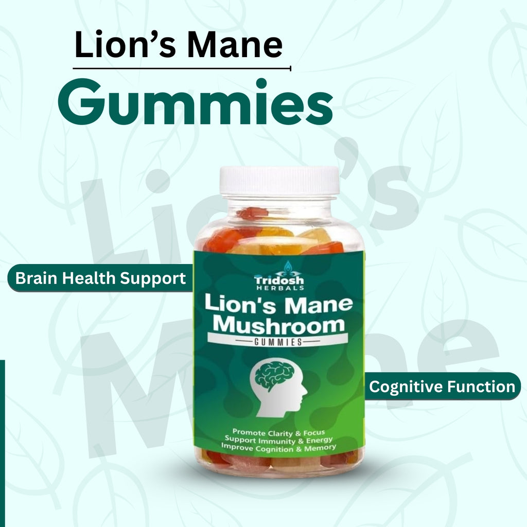Tridosh herbals Lion's Mane Mushroom Gummies 