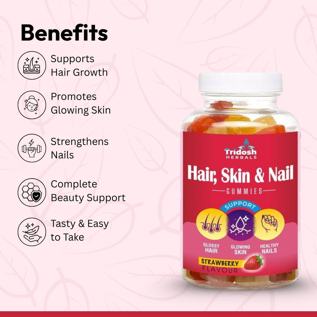 Tridosh herbals Hair, Skin & Nails Gummies