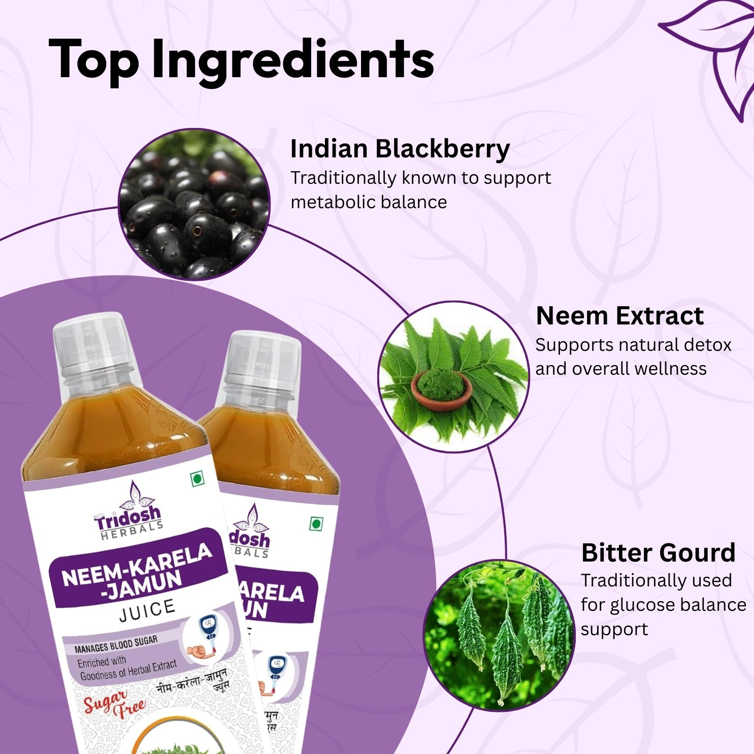 Neem Karela Jamun Juice