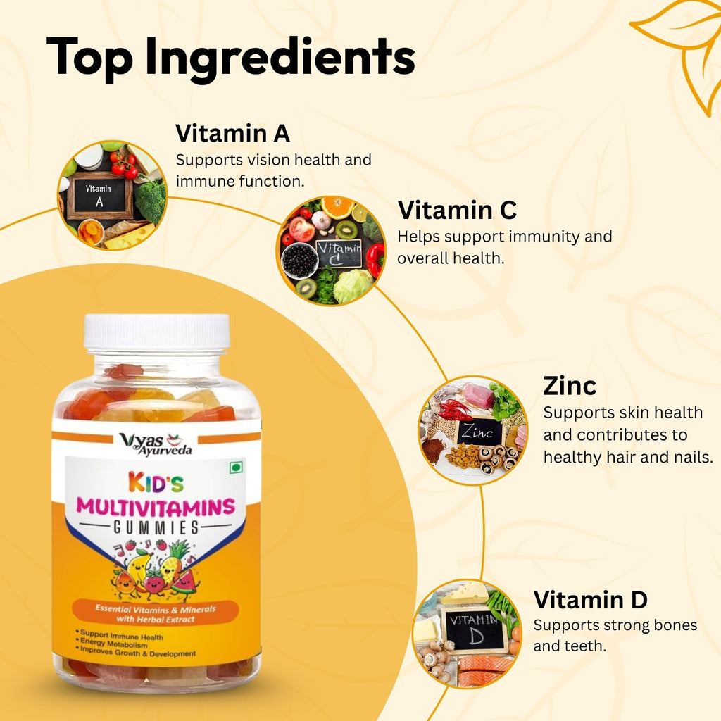 Tridosh herbals Kids Multivitamin Gummies