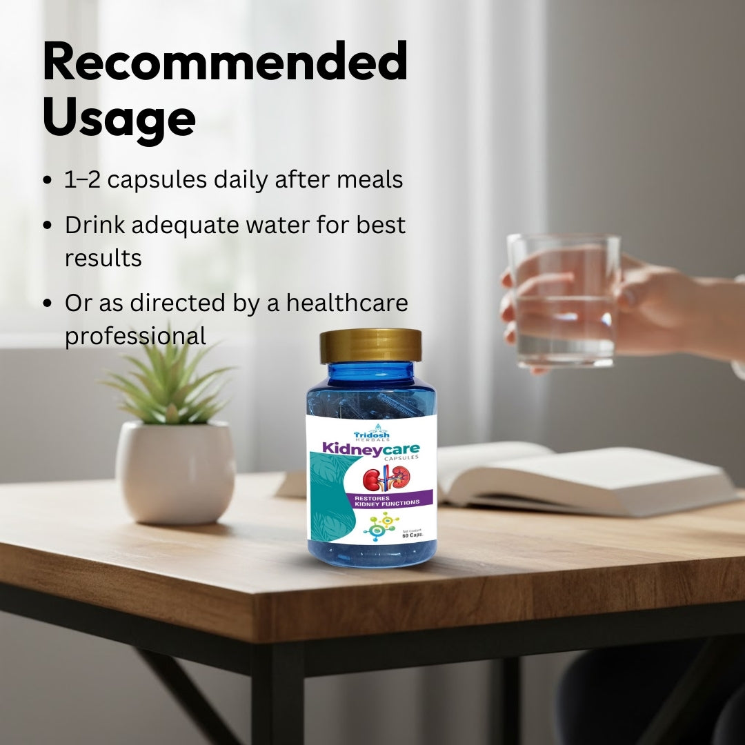 Kidney Care Capsules – Herbal Support for Kidney & Urinary Wellness