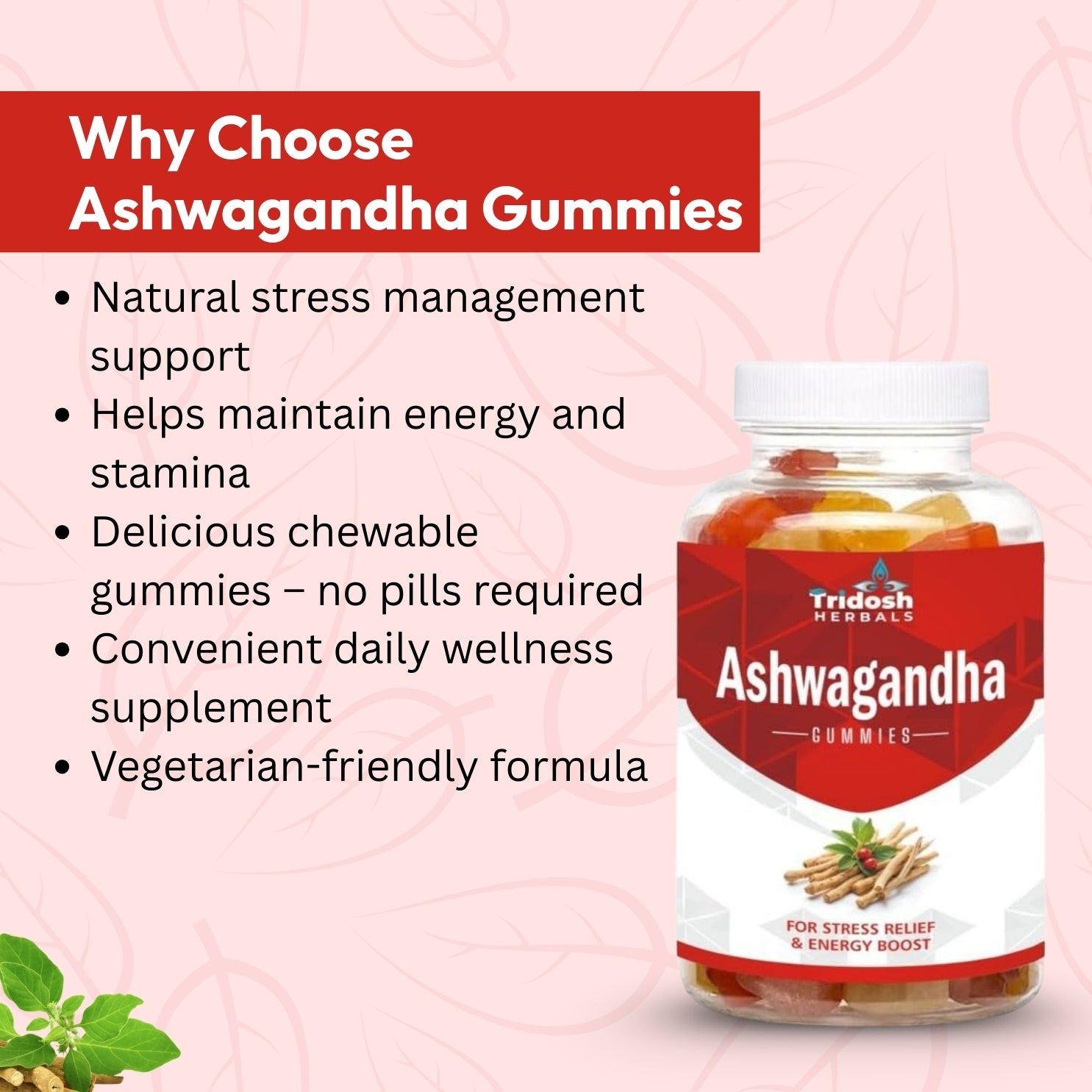 Tridosh herbals Ashwagandha Gummies