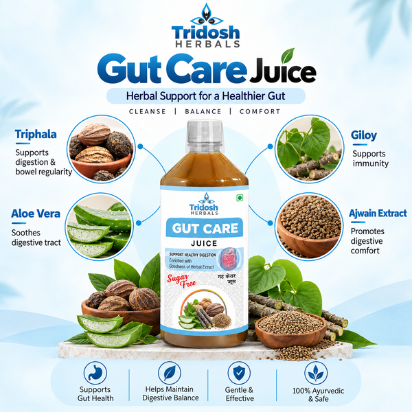 Tridosh Herbals Gut Care Juice – Ayurvedic Juice for Digestion & Gut Health