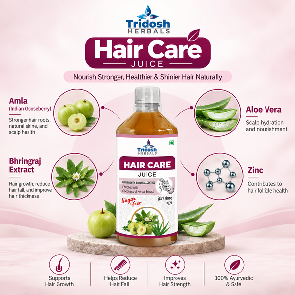 Tridosh Herbals Hair Care Juice – Ayurvedic Juice for Hair Growth & Strength