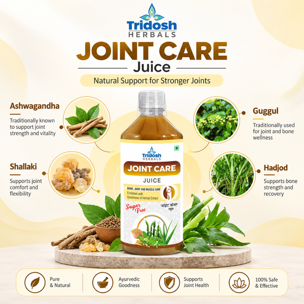 Tridosh Herbals Joint Care Juice – Ayurvedic Juice for Joint Pain Relief & Flexibility