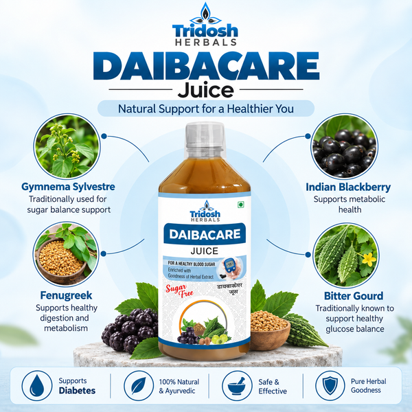 Tridosh Herbals Daiba Care Juice – Ayurvedic Juice for Blood Sugar & Diabetes Management