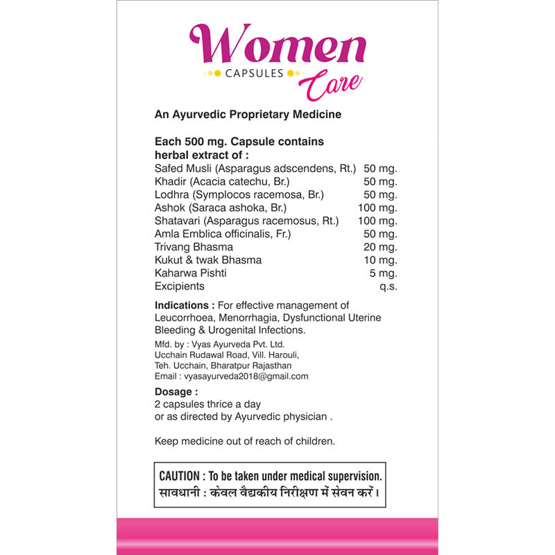 Women Care Capsules – Complete Support for Women’s Health